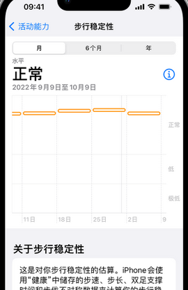 榆中iPhone手机维修如何在iPhone开启'步行稳定性通知'