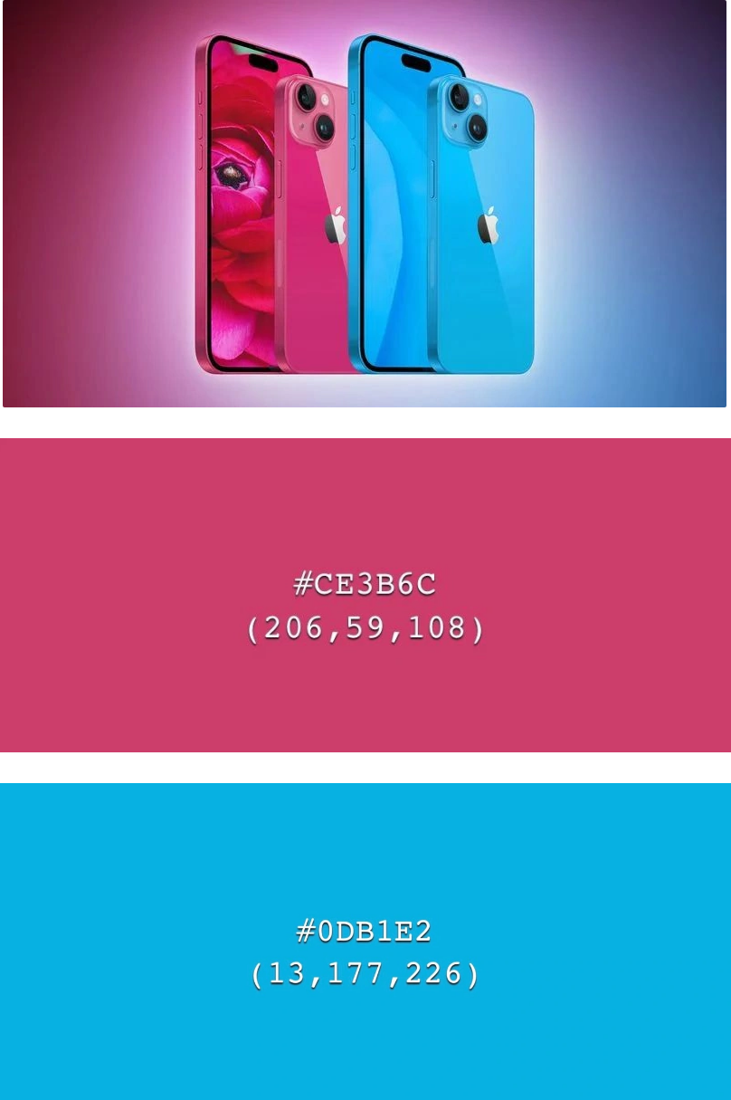 榆中苹果维修网点分享iPhone 15 系列手机有哪些配色 