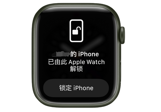 榆中苹果手机维修分享用 AppleWatch 解锁配备面容 ID 的 iPhone方法 