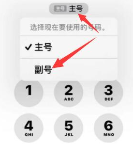 榆中苹果14维修店分享iPhone 14 Pro Max使用副卡打电话的方法 