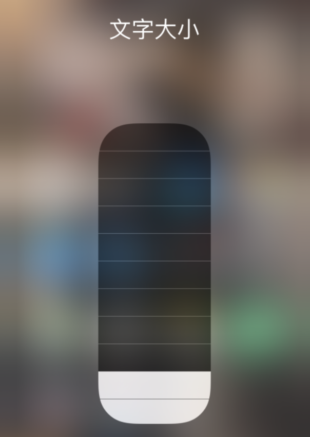 榆中苹果手机维修分享小技巧：在 iPhone 控制中心快速调节字体大小 